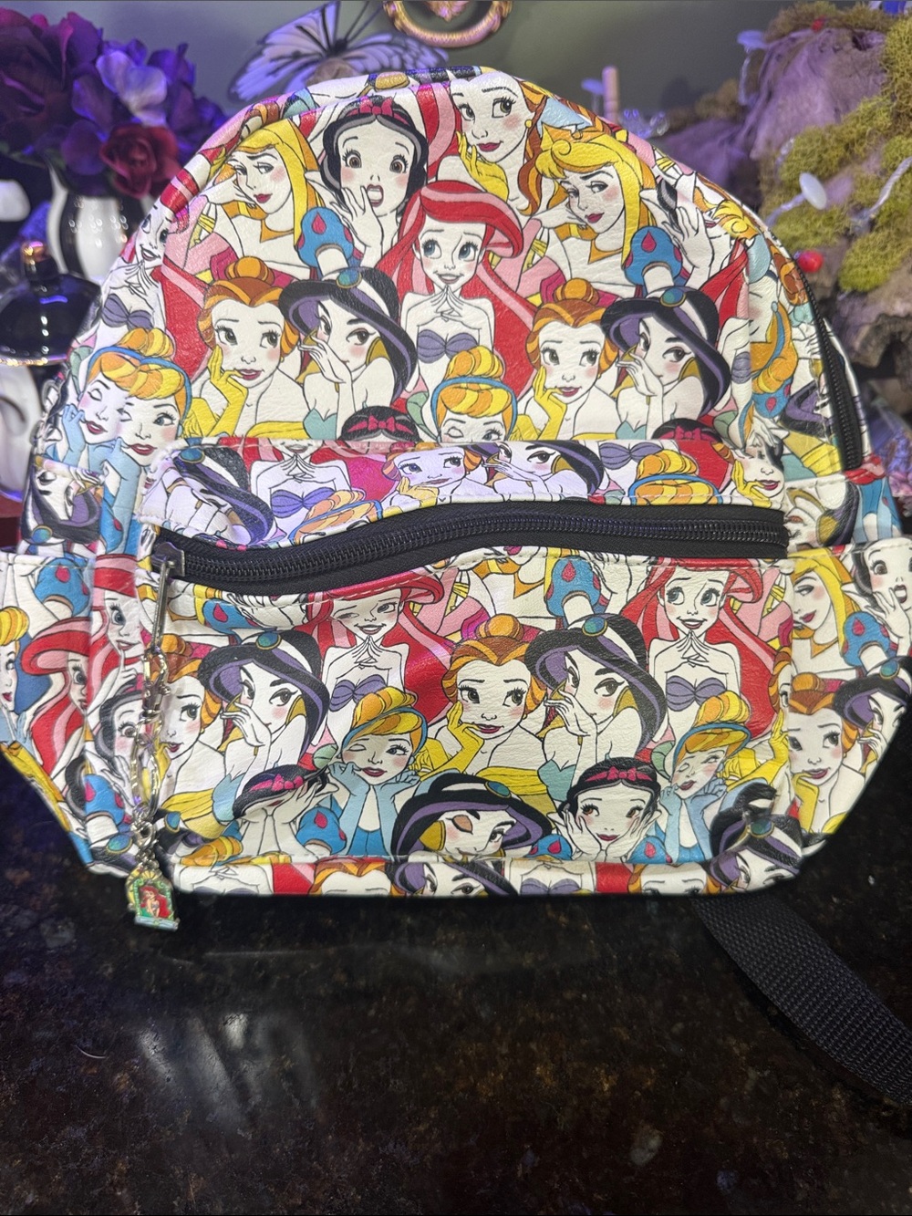 Disney Multicolor Princess Print Mini Backpack